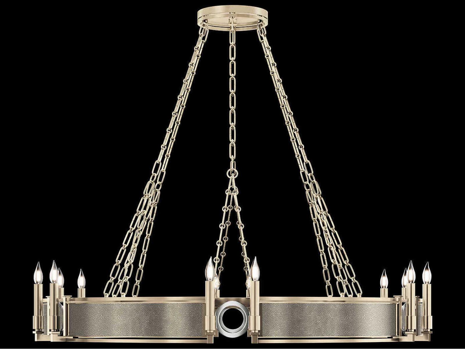 Fine Art Handcrafted Lighting Mirage 12-Light Traditional Candelabra Chandelier