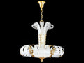 Fine Art Handcrafted Lighting Mariner Luxury 10-Light Chandelier in French Gold