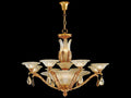 Fine Art Handcrafted Lighting Mariner Luxury 19-Light Traditional Bowl Chandelier in French Gold