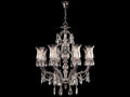 Fine Art Handcrafted Lighting Mariner Luxury 8-Light Old Silver Traditional LED Chandelier