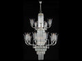 Fine Art Handcrafted Lighting 26-Light Mariner Luxury Chandelier in Polished Silver