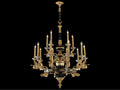 Fine Art Handcrafted Lighting 15-Light Mariner Luxury Candelabra Chandelier in French Gold