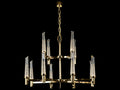 Fine Art Handcrafted Lighting 12-Light Mariner Luxury Tiered Chandelier in Polished Brass