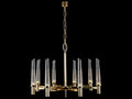 Fine Art Handcrafted Lighting Mariner Luxury 8-Light LED Chandelier in Polished Brass