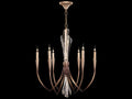 Fine Art Handcrafted Lighting Trevi 6-Light Bronze Candelabra Chandelier