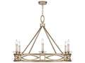 Fine Art Handcrafted Lighting Cienfuegos 6-Light Candelabra Chandelier in Gold Leaf