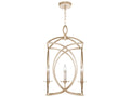 Fine Art Handcrafted Lighting Cienfuegos 4-Light Gold Leaf Candelabra Chandelier