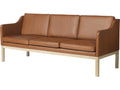 MK46 Cognac Brown Leather Sofa