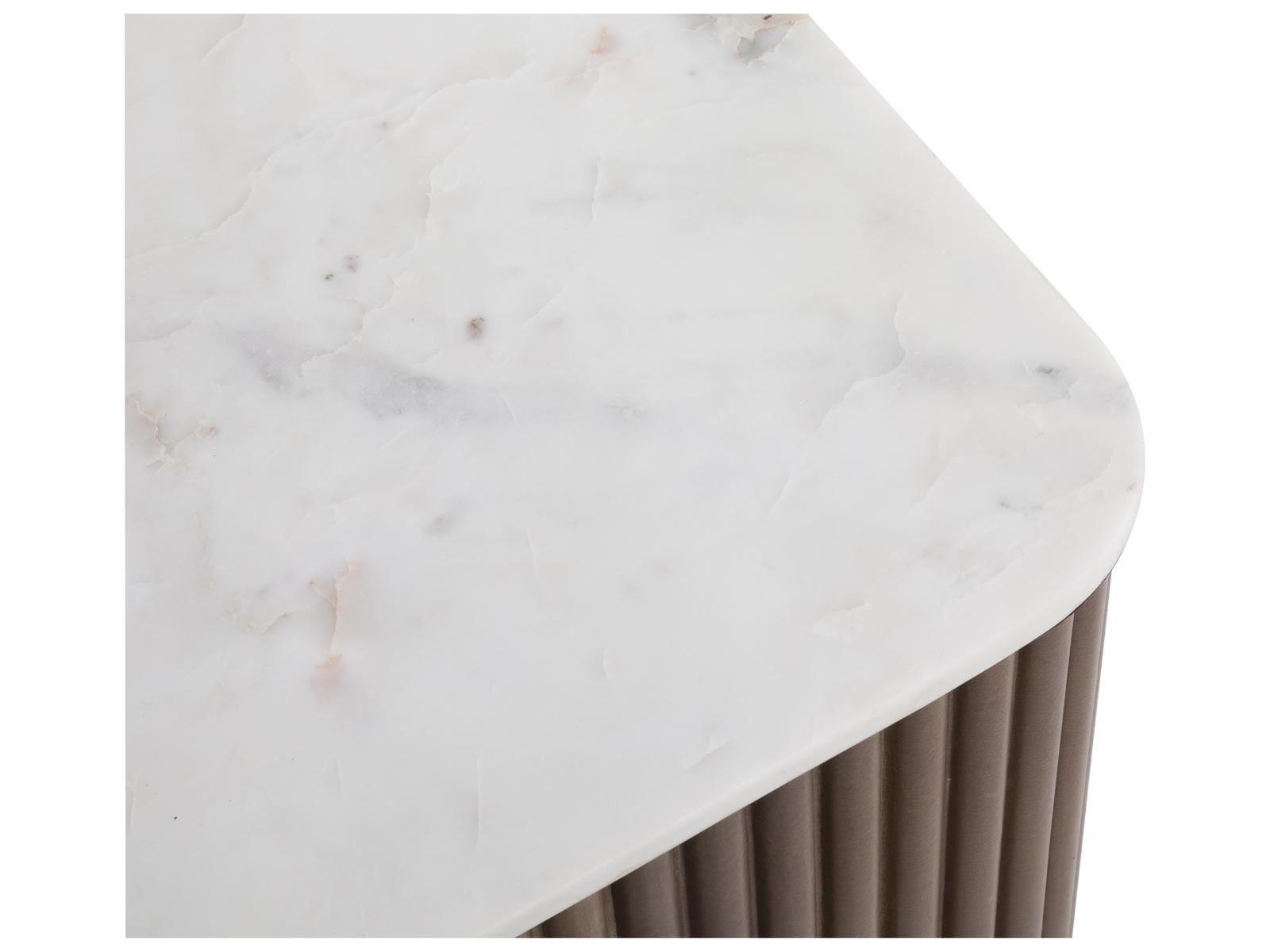 Dimitri Rectangular Marble Coffee Table