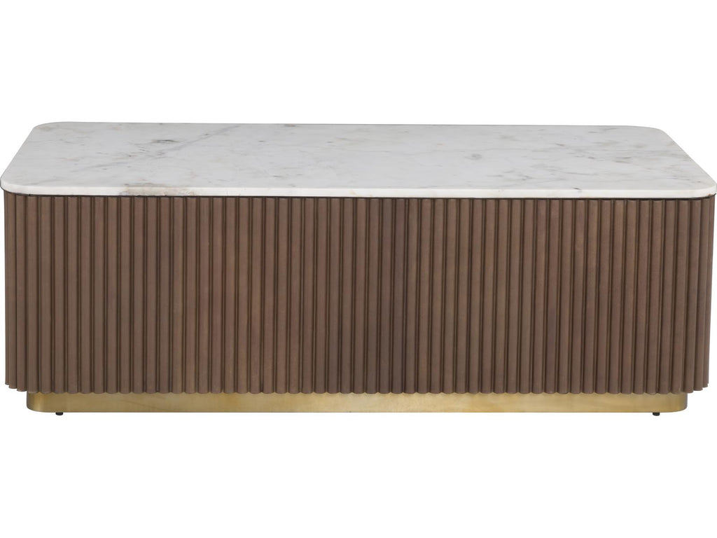 Dimitri Rectangular Marble Coffee Table