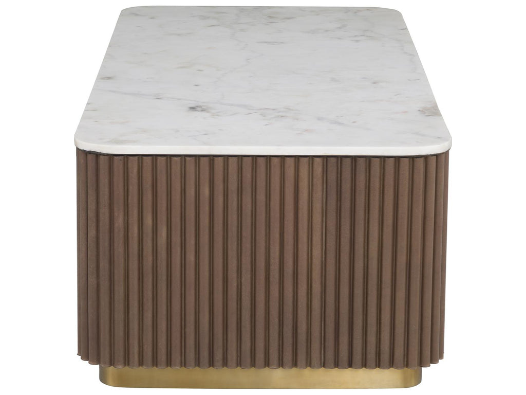 Dimitri Rectangular Marble Coffee Table