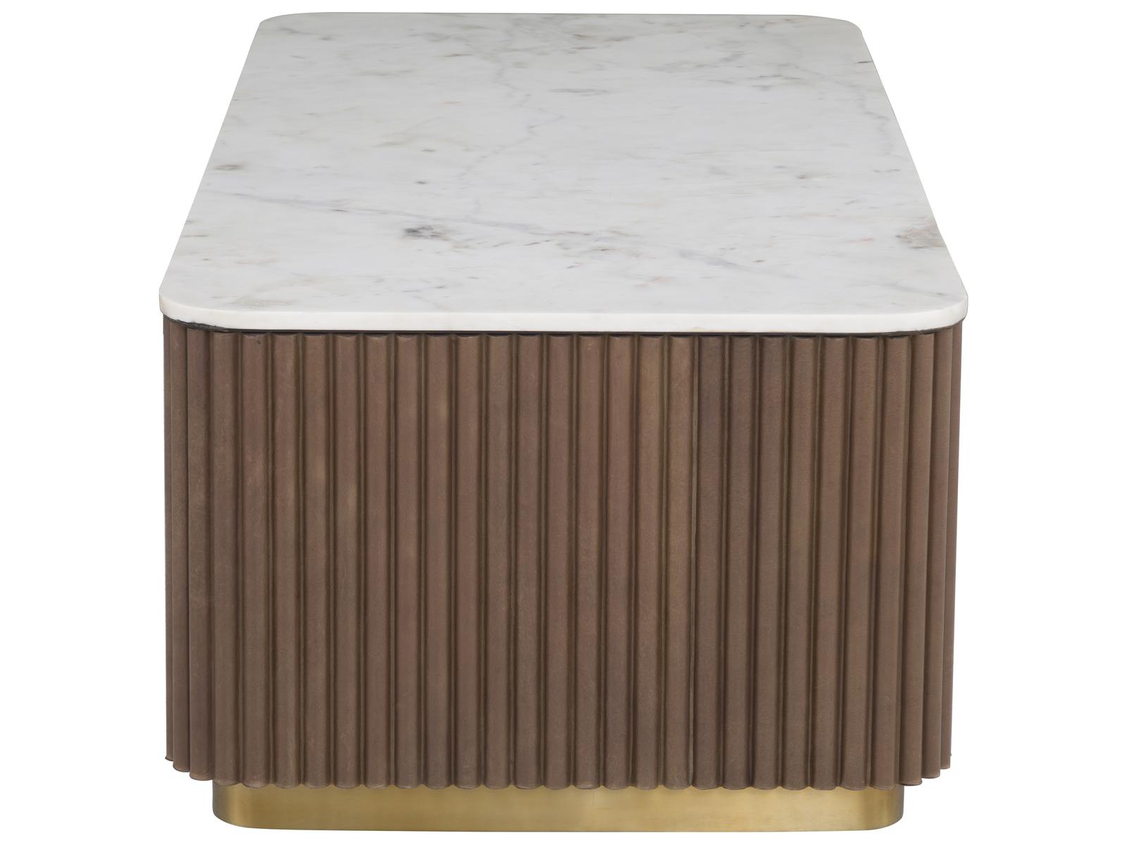 Dimitri Rectangular Marble Coffee Table