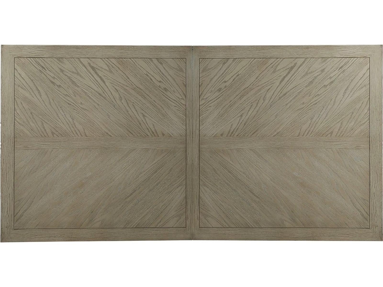 Monogram Rectangular Extendable Dining Table in French Oak