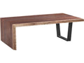 Live Edge Rectangular Walnut Wood Coffee Table