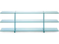 Teso Rectangular Float Glass Console Table by Renzo Piano