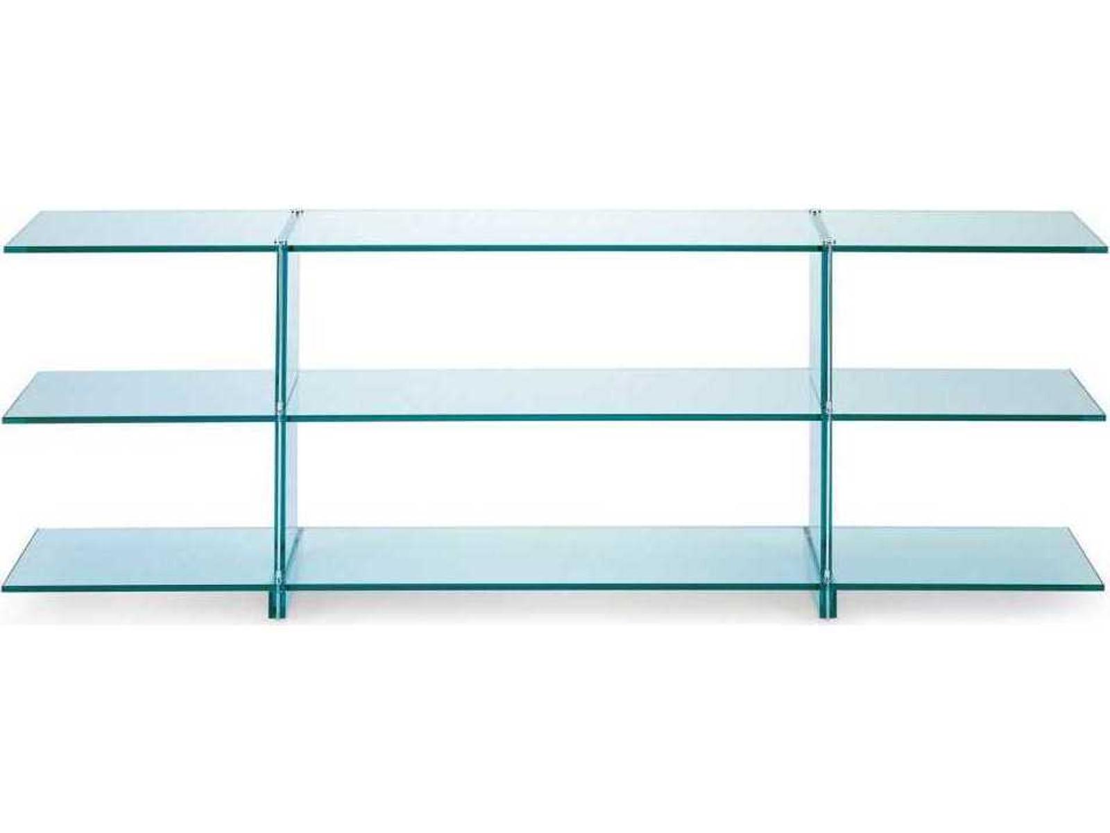 Teso Rectangular Float Glass Console Table by Renzo Piano
