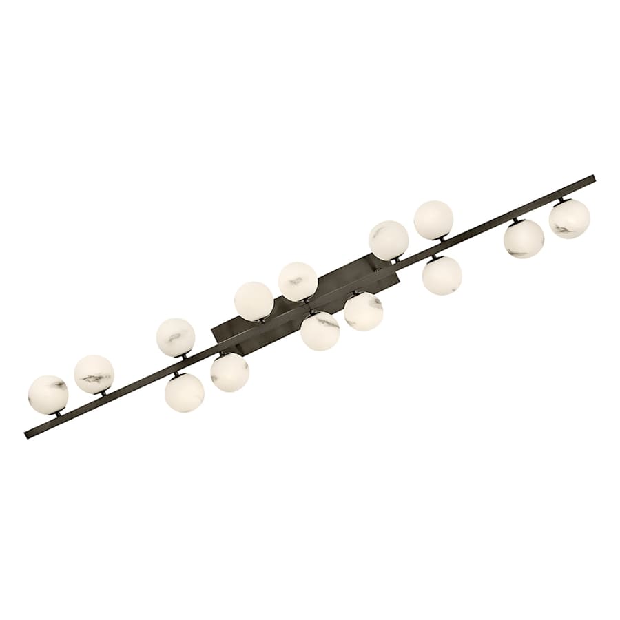 Fredrick Ramond Selene 14 Light 74" Wide Linear Chandelier