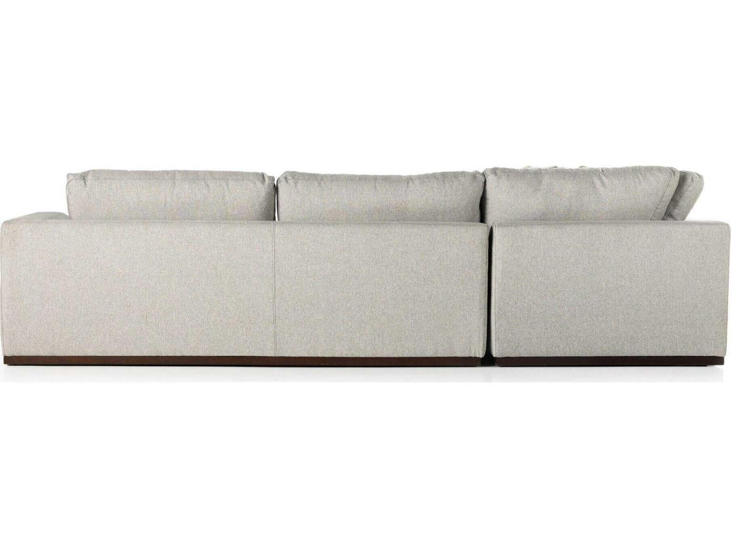 Centrale Colt 4-Piece Modular Sectional Sofa in Aldred Silver