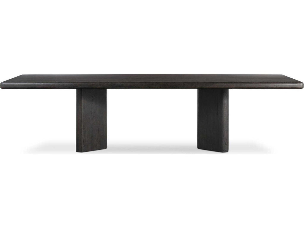 Bina Castro 118-Inch Rectangle Dining Table in Dark Espresso Reclaimed French Oak
