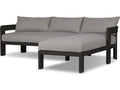 Pembrook 2-Piece Right Facing Outdoor Sectional Sofa in Concha Fog