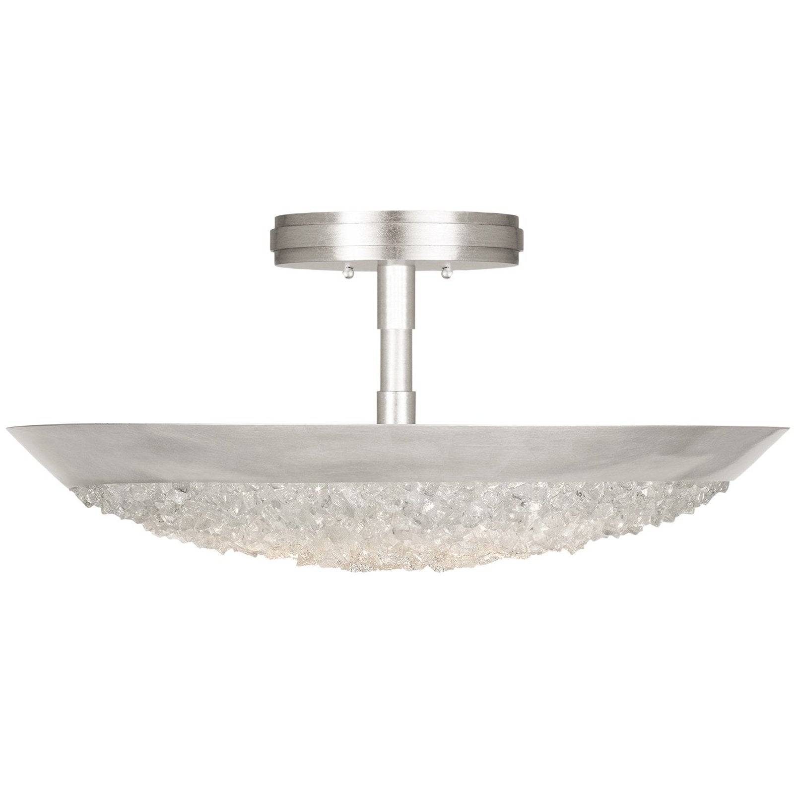 Fine Art Arctic Halo 20" Round Semi Flush Mount