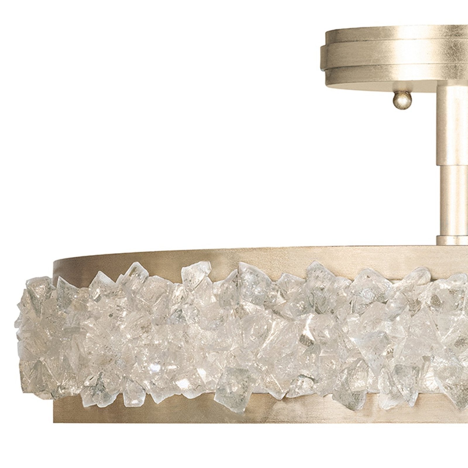 Fine Art Arctic Halo 23" Round Semi Flush Mount
