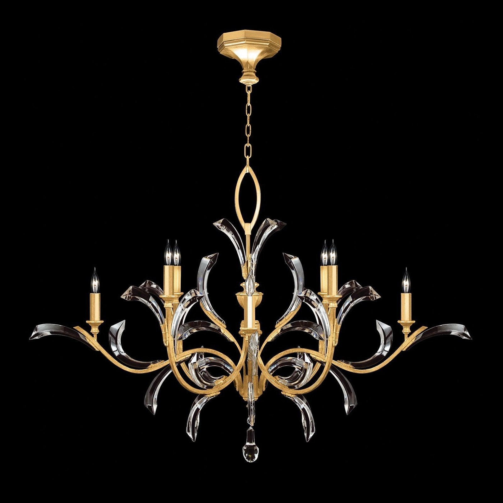 Fine Art Beveled Arcs 57" Chandelier