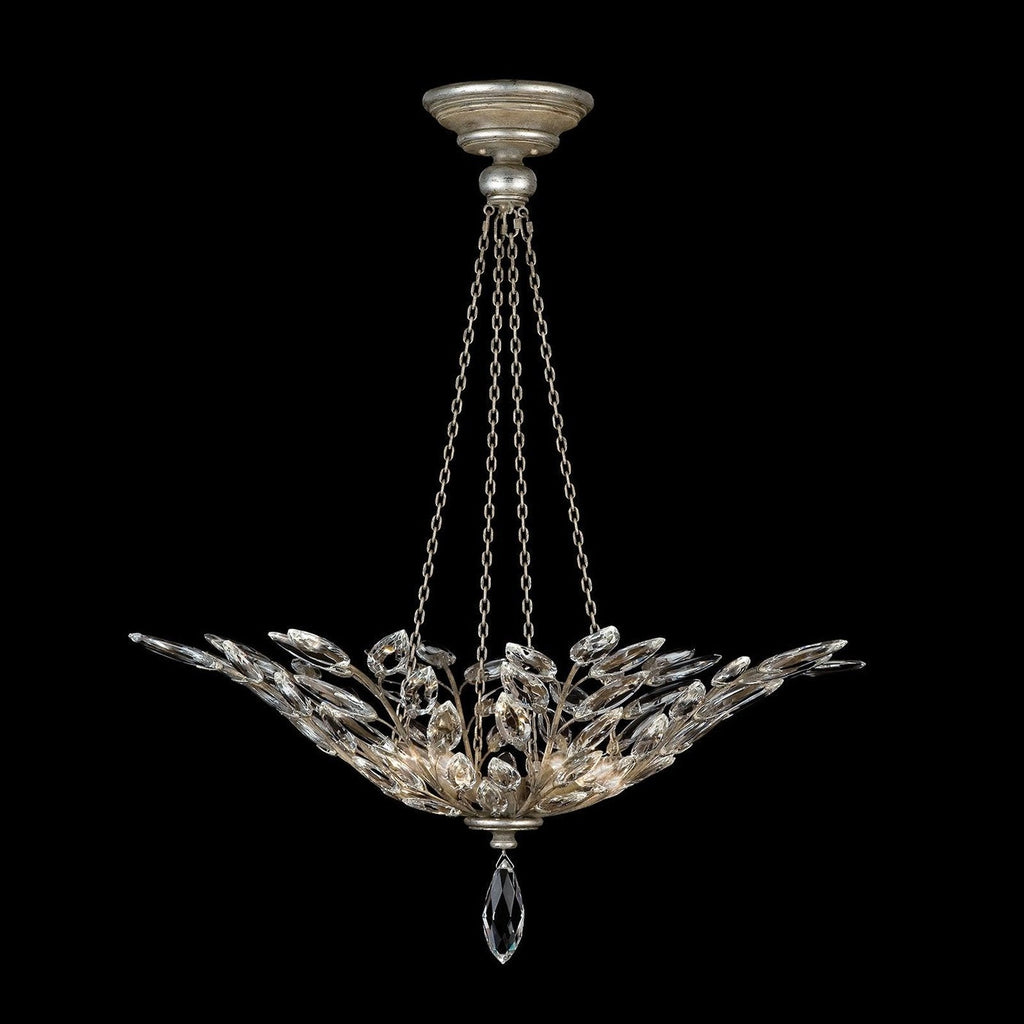 Fine Art Crystal Laurel 35" Round Pendant