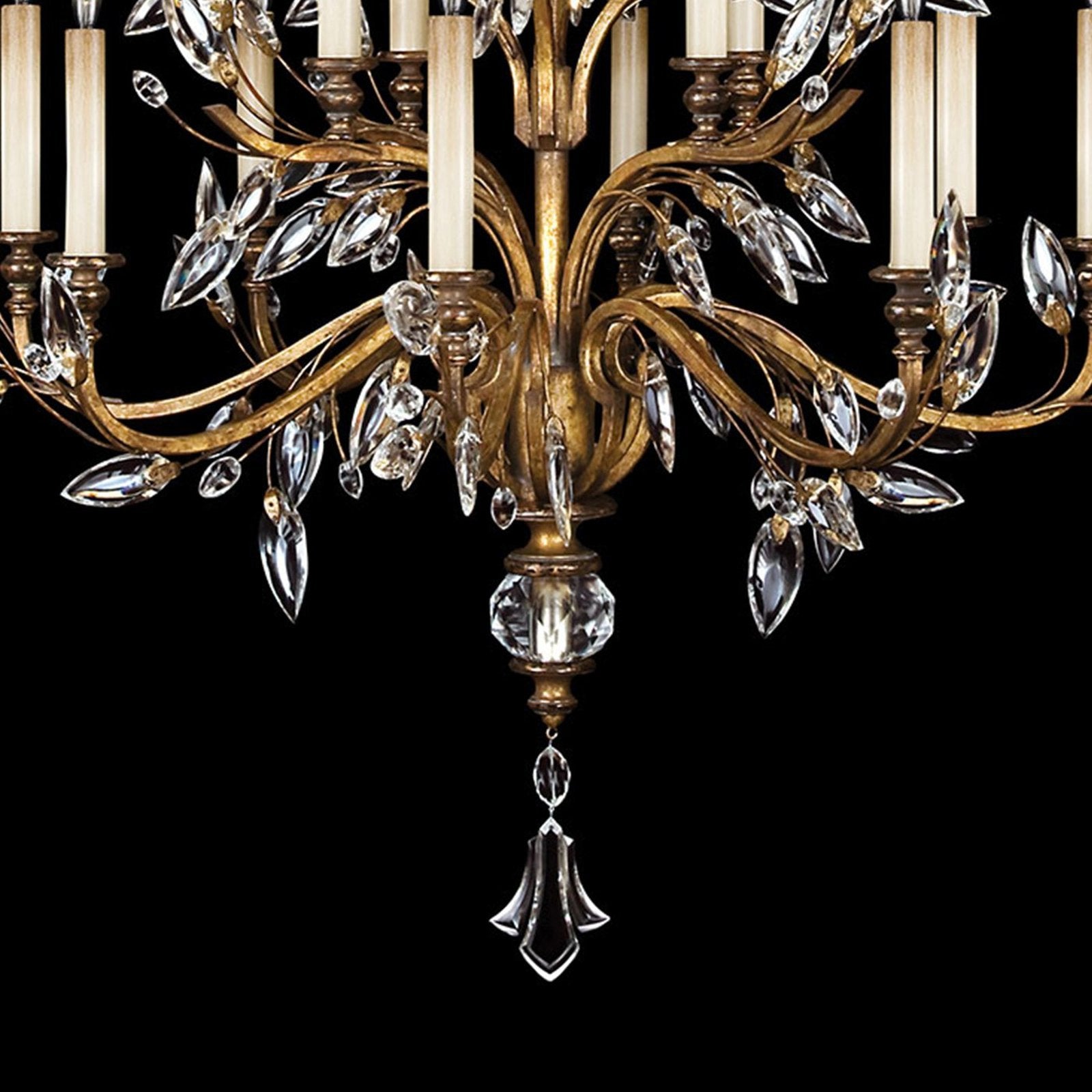Fine Art Crystal Laurel 45" Round Chandelier