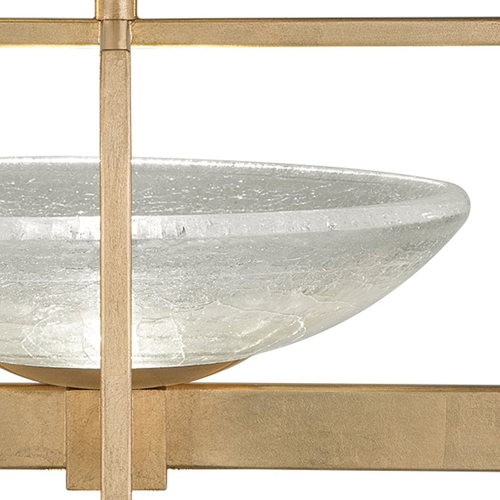Fine Art Delphi 18" Square Semi Flush Mount