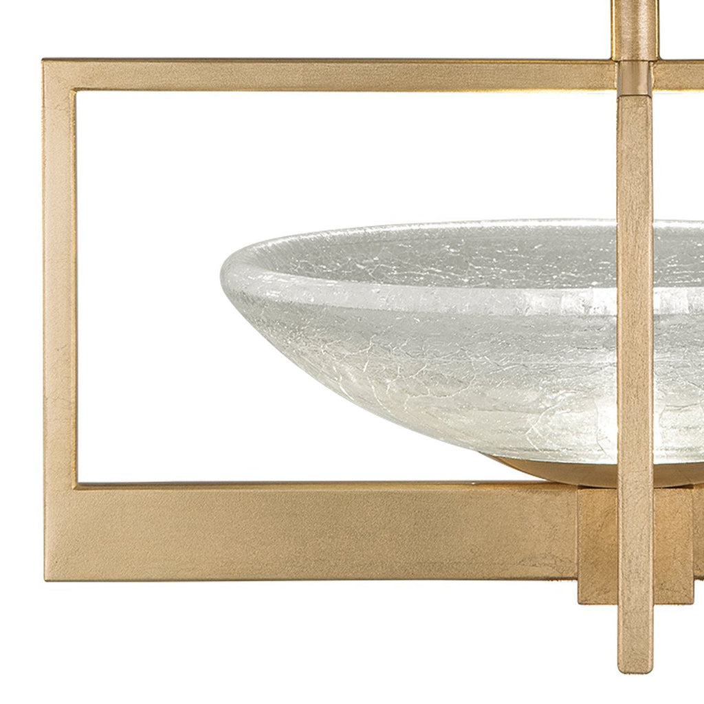 Fine Art Delphi 18" Square Semi Flush Mount