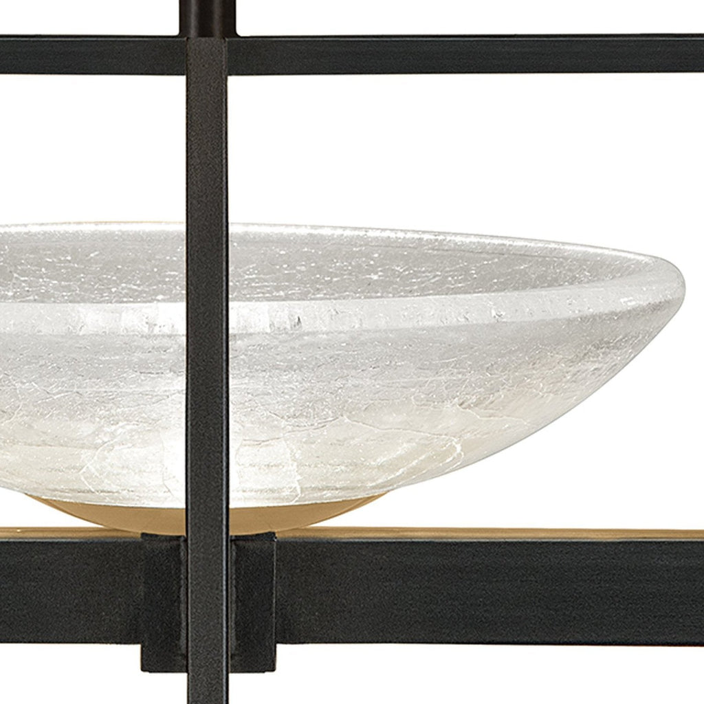 Fine Art Delphi 18" Square Semi Flush Mount