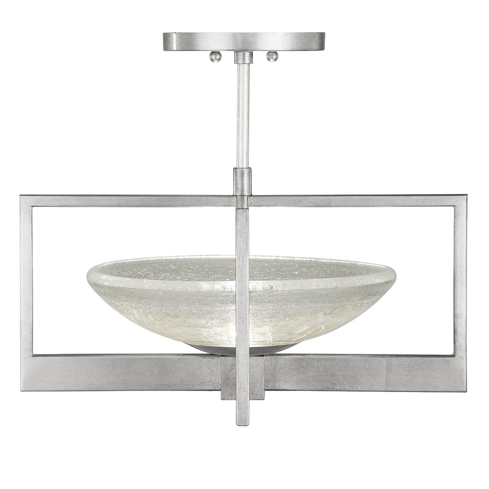 Fine Art Delphi 18" Square Semi Flush Mount