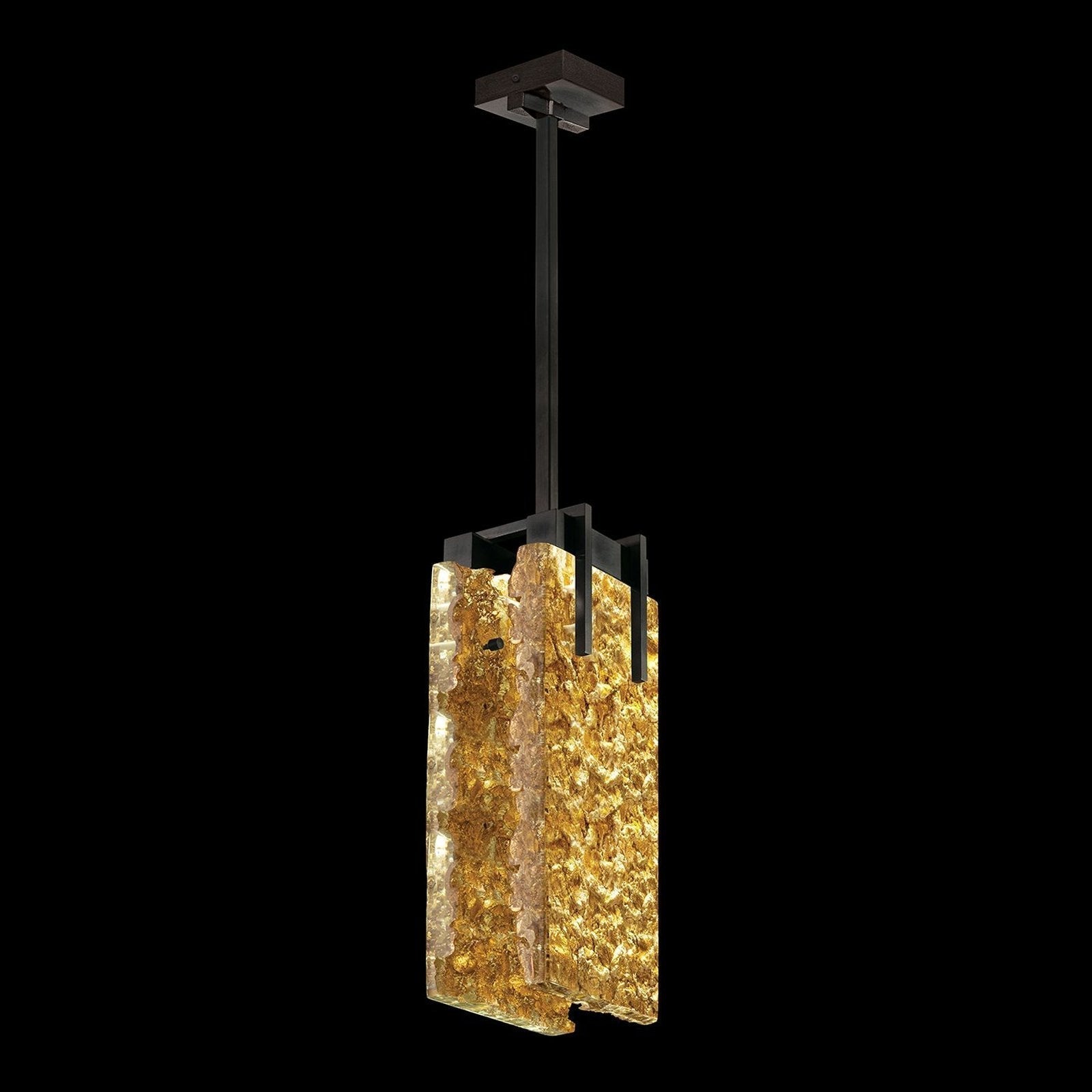 Fine Art Terra 7.75" Tall Rectangular Pendant