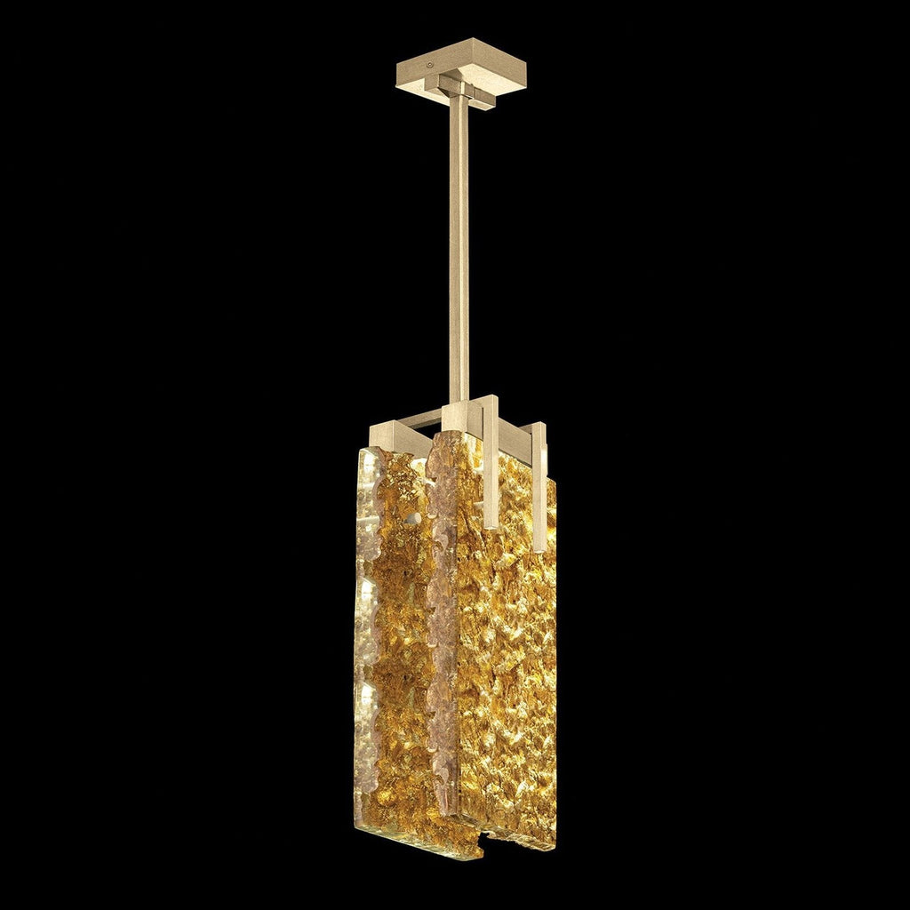 Fine Art Terra 7.75" Tall Rectangular Pendant