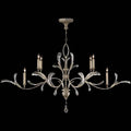 Fine Art Lamps Beveled Arcs 74 Inch 6 Light Linear Suspension Light Cp95366