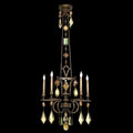 Fine Art Lamps Encased Gems 27 Inch 5 Light Chandelier Cp97190
