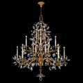 Fine Art Lamps Crystal Laurel 75 Inch 20 Light Chandelier Cp100951