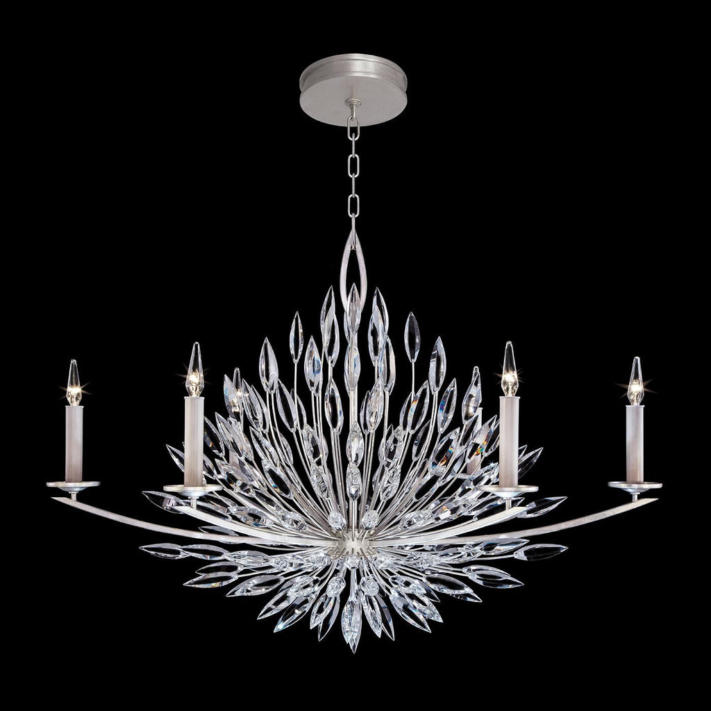 Fine Art Lamps Lily Buds 48 Inch 6 Light Chandelier Cp110314