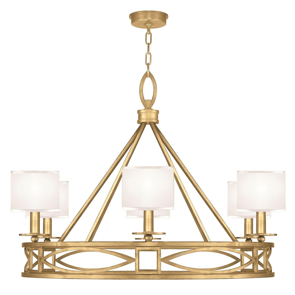 Fine Art Lamps Cienfuegos 39 Inch 6 Light Linear Suspension Light Cp446744