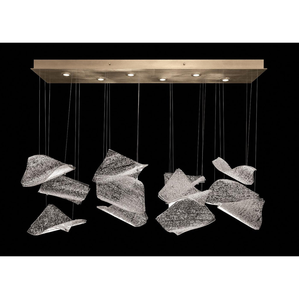 Fine Art Lamps Elevate 50 Inch 6 Light Led Linear Suspension Light Cp548659