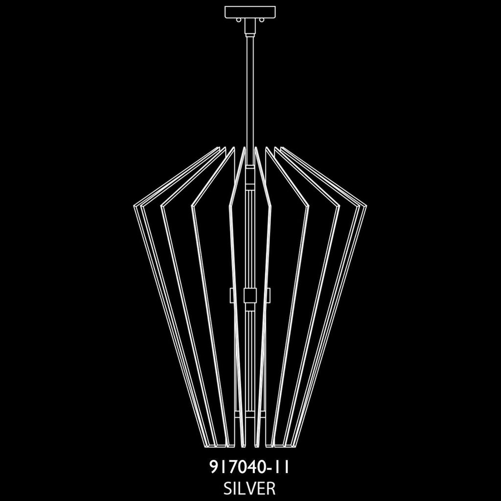 Fine Art Lamps Alex Woogmaster Newton 28 Inch Led Large Pendant Cp446788