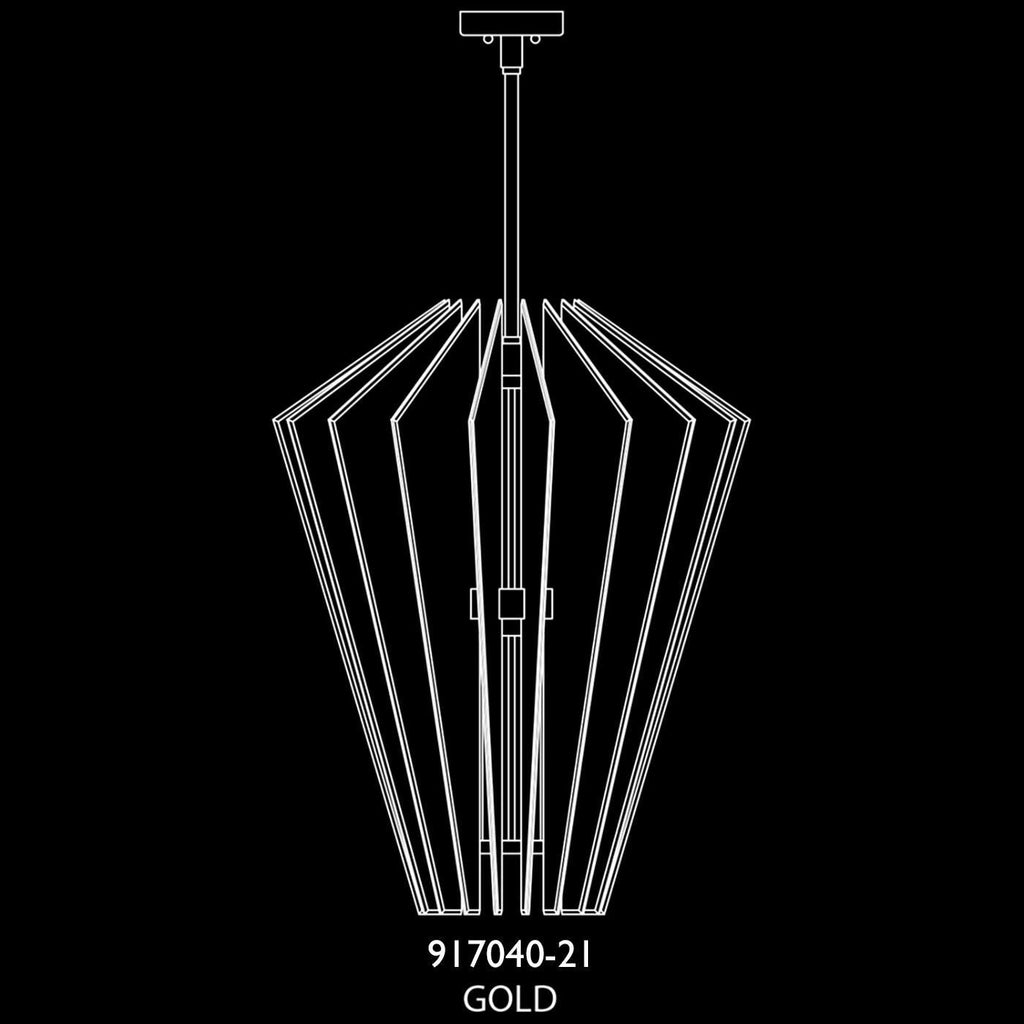 Fine Art Lamps Alex Woogmaster Newton 28 Inch Led Large Pendant Cp446788