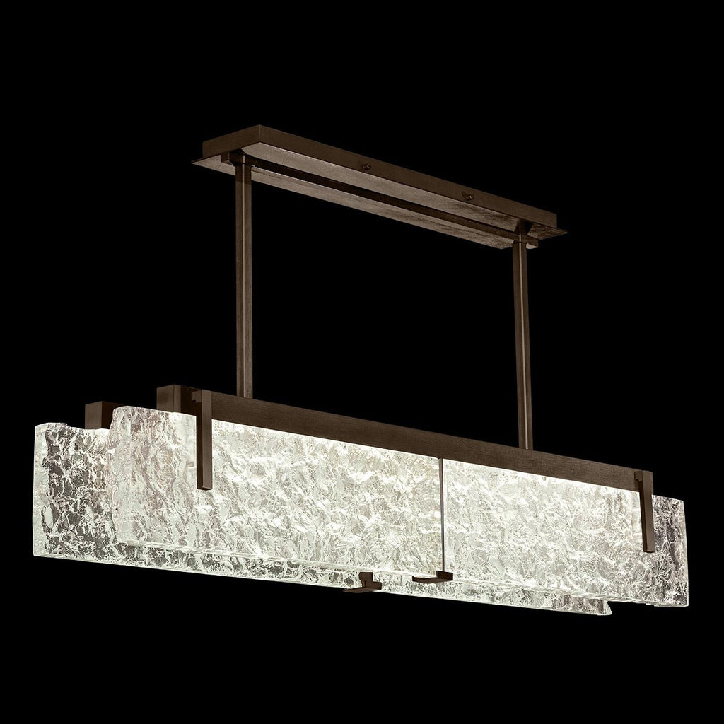 Fine Art Lamps Terra 52 Inch 4 Light Led Linear Suspension Light Cp757447