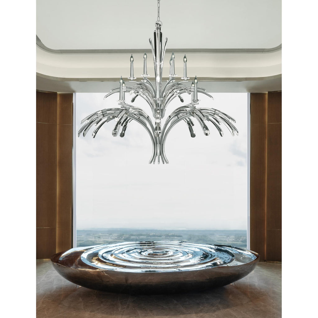 Fine Art Lamps Trevi 56 Inch 12 Light Chandelier Cp737285