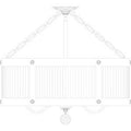 Framburg Astor 24 Inch 5 Light Semi Flush Mount Cp33903