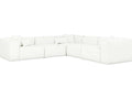 Nest 5-Piece Modular Sectional Sofa in Morris Bone Bouclé Fabric
