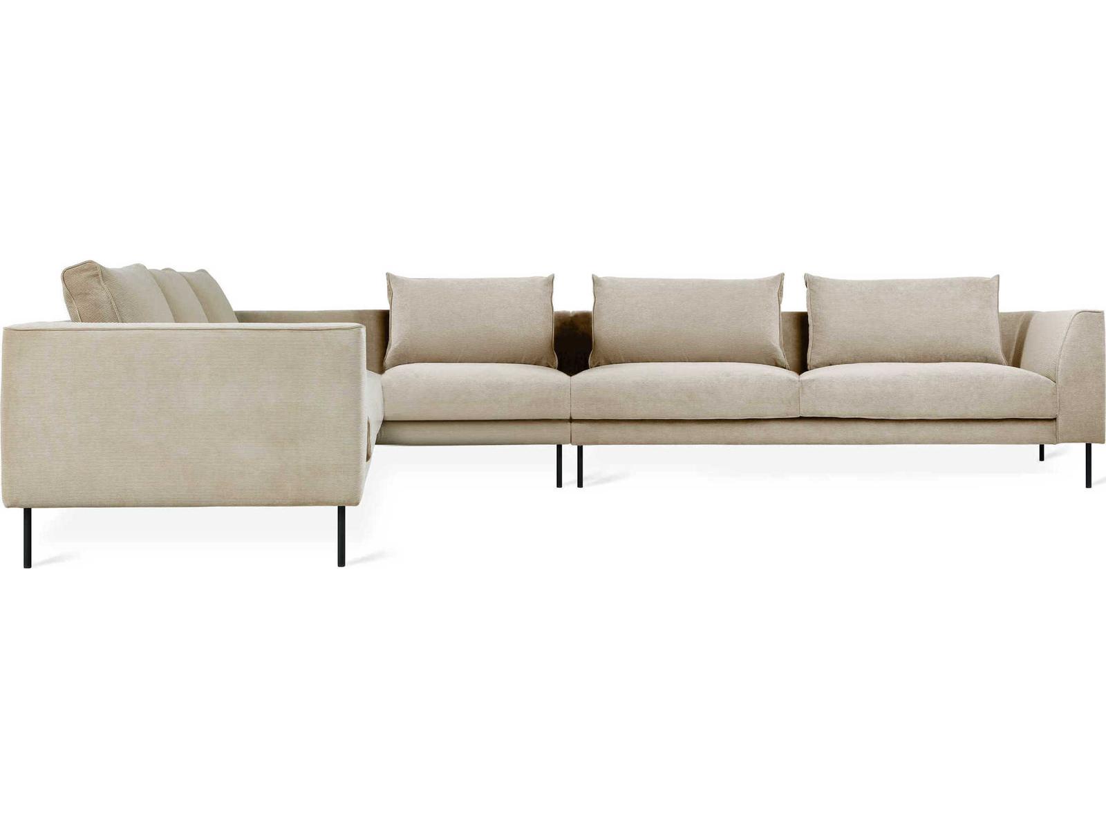 Renfrew 3-Seat Left Arm Facing Sectional Sofa in Mersey Caribou