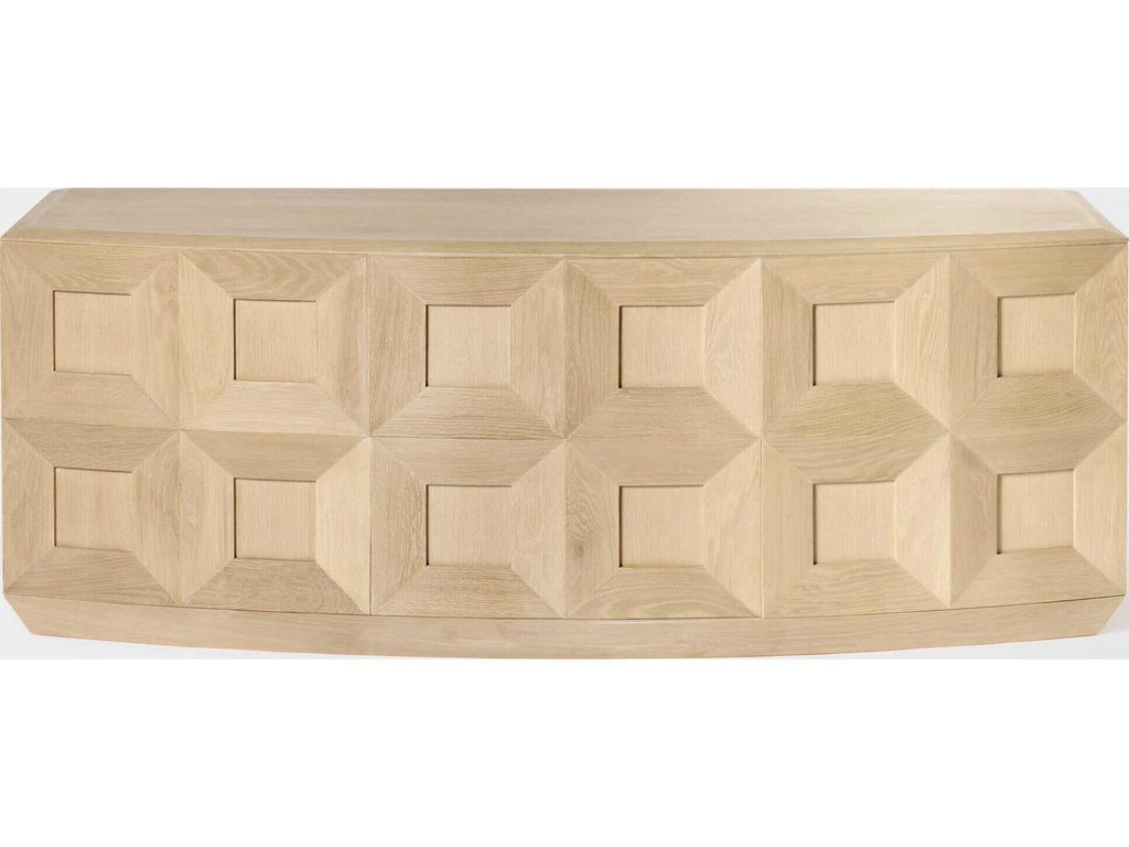 Stilo 75-Inch Oak Wood Media Console in Natural Finish