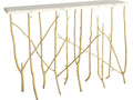 Albero Rectangular Wood Lacquered Honed Console Table